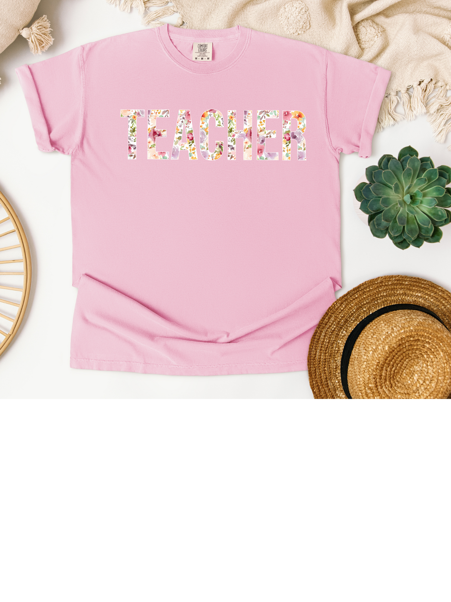 Floral Teacher Shirt