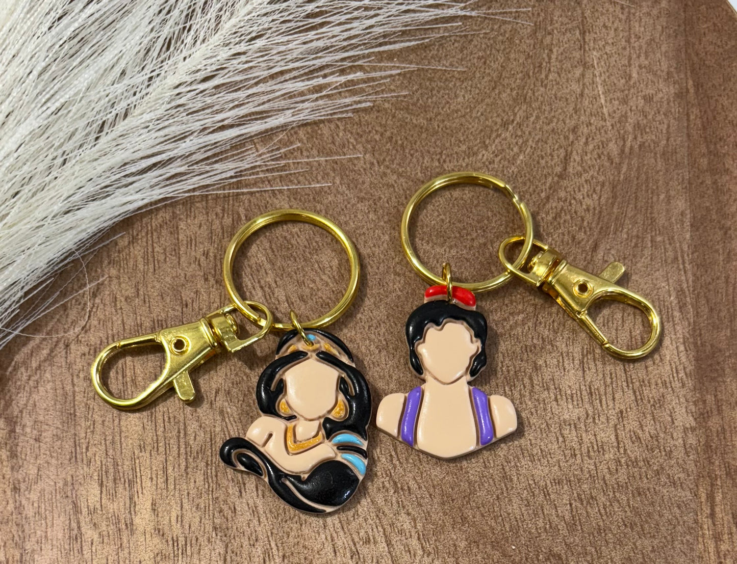 Tiger Lily Silhouette Bag Charm