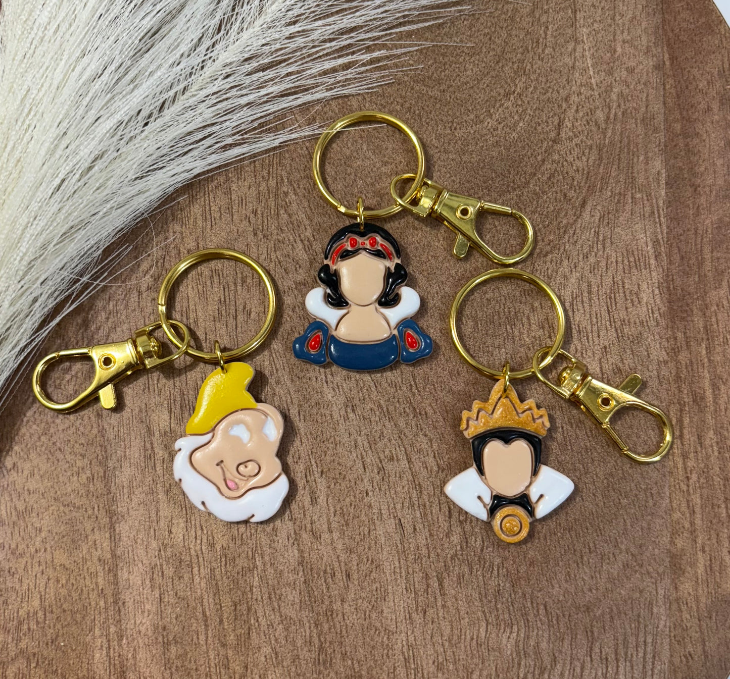 Poisoned Crown Silhouette Bag Charm