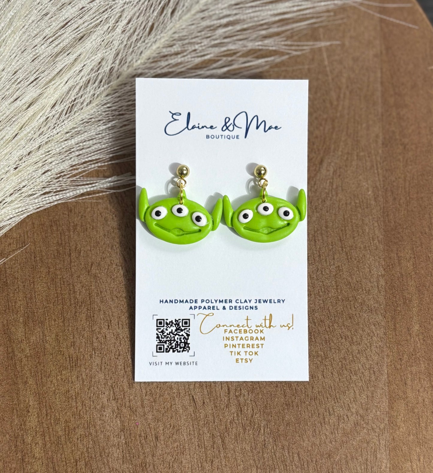 Little Green Men Dangles