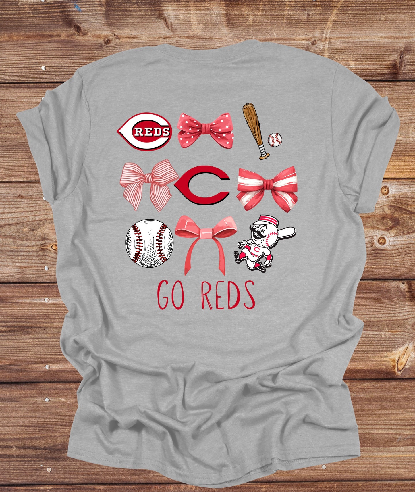 Baseball Tee: Reds