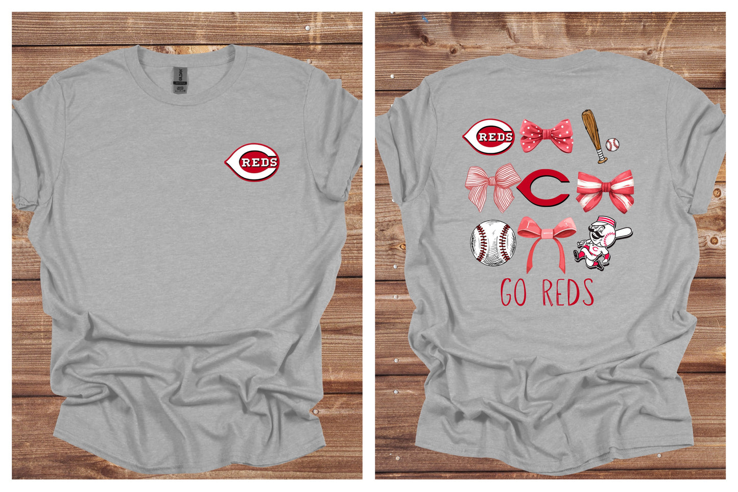 Baseball Tee: Reds
