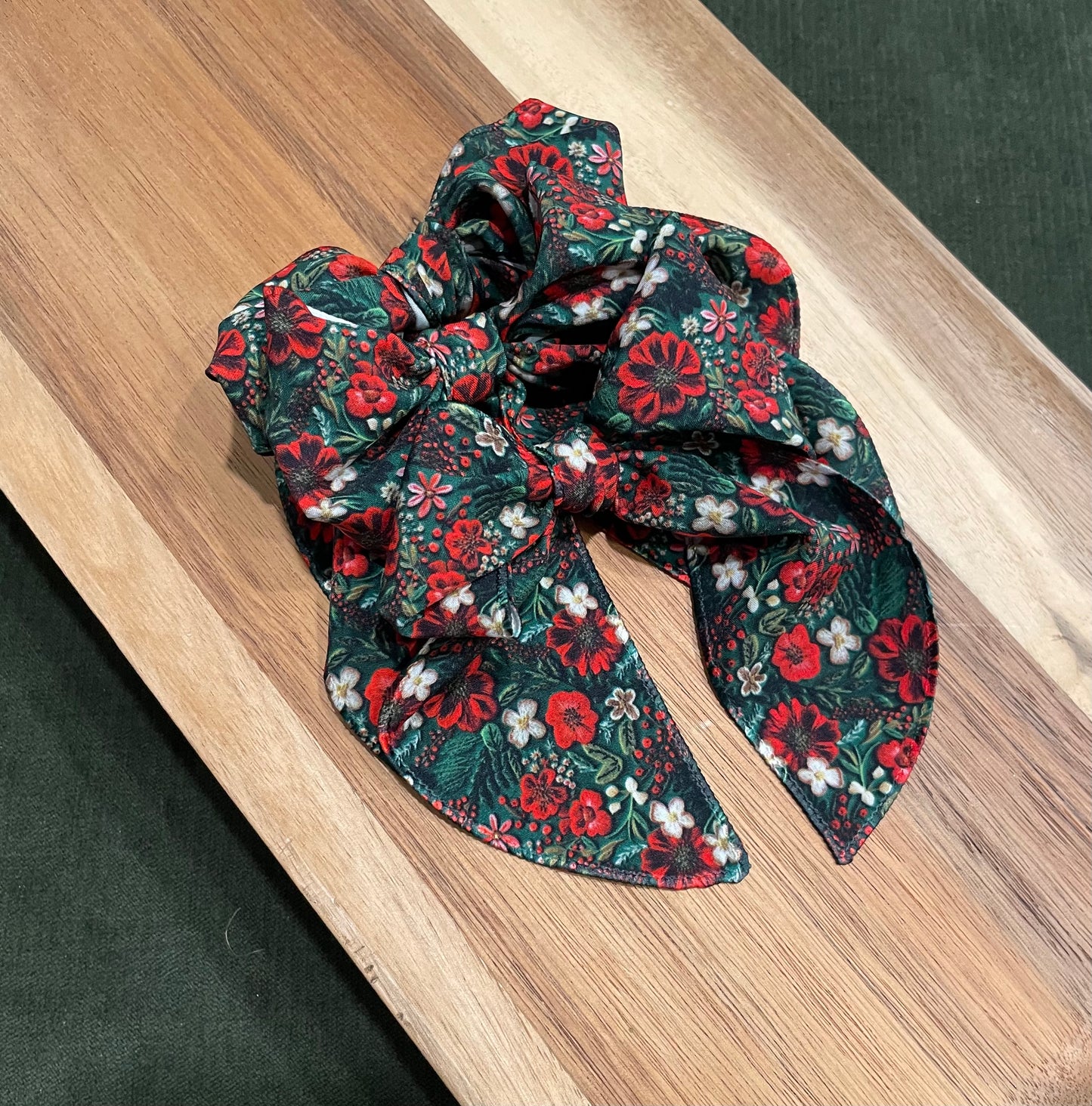 Merry Floral Hair Bows