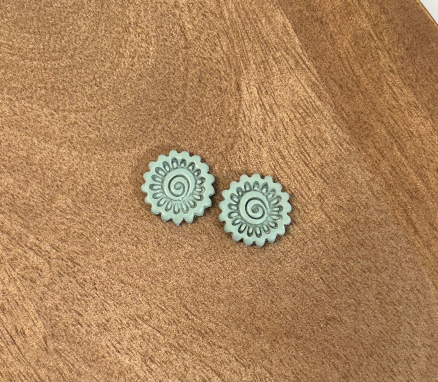 Spiral Sun Studs