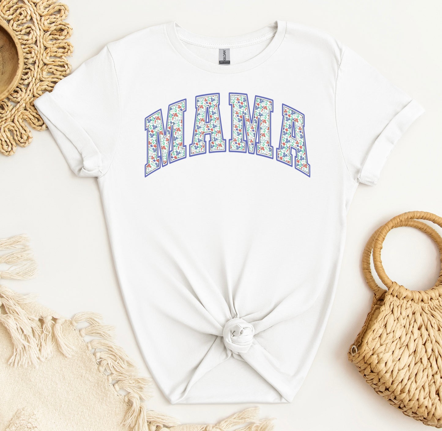 White Floral Mama
