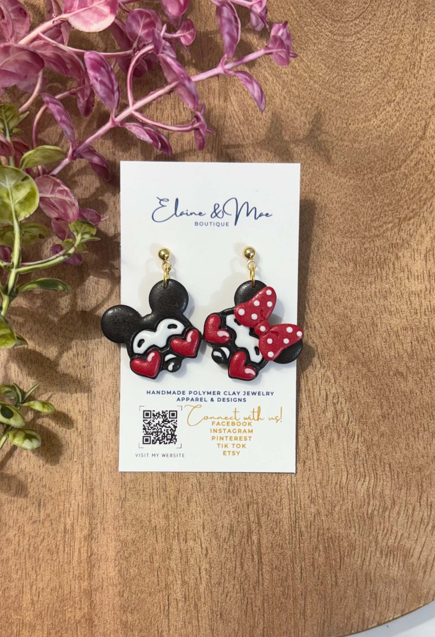 Love Struck Mouse Dangles