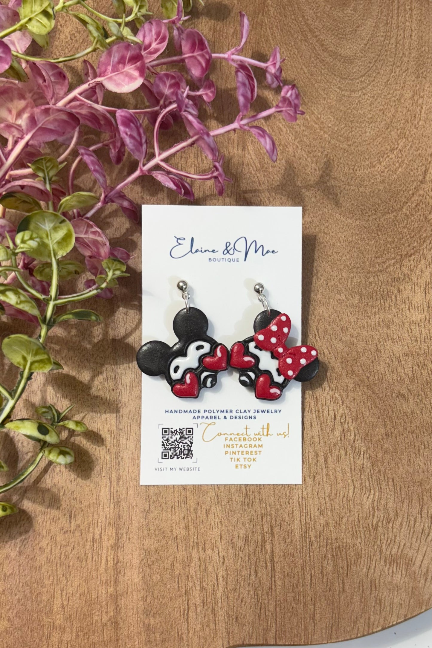 Love Struck Mouse Dangles