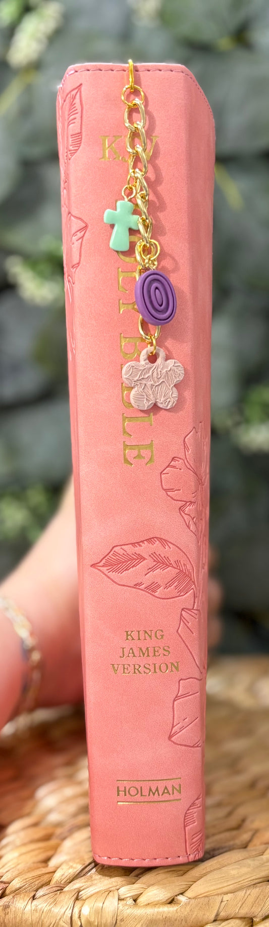 Sweet Faith Bookmark | Bible Bookmark with Charms | Handmade Christian Page Marker