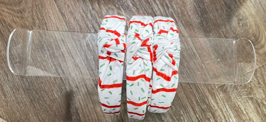 Christmas Tree Cakes Knotted Headband