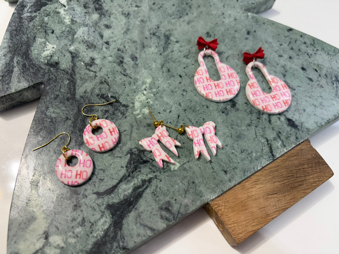 Classic Ho Ho Ho Dangles