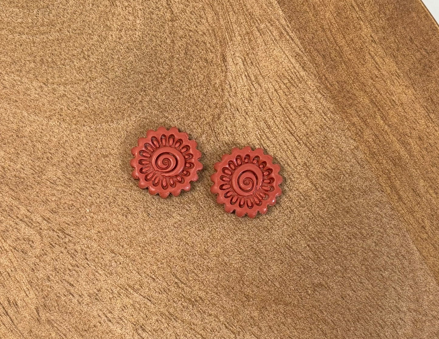 Spiral Sun Studs
