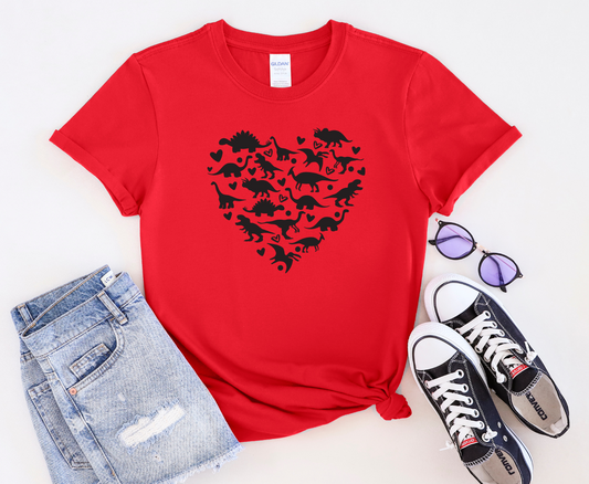Dino Heart Black