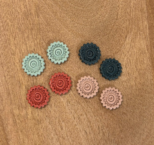 Spiral Sun Studs