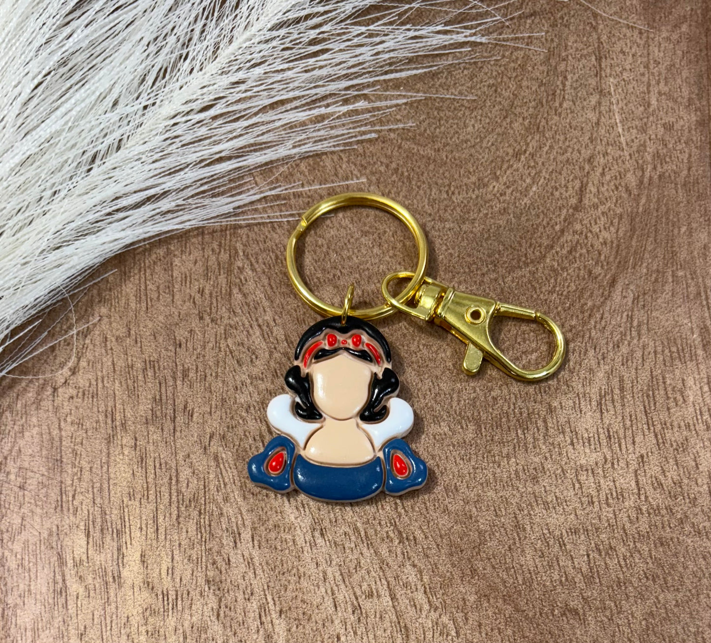 Crimson Apple Silhouette Bag Charm