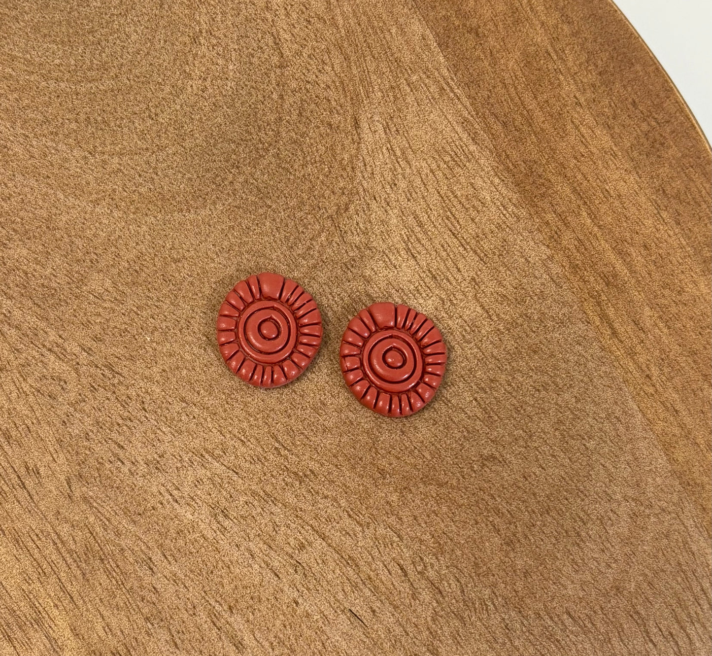 Earthen Ray Studs