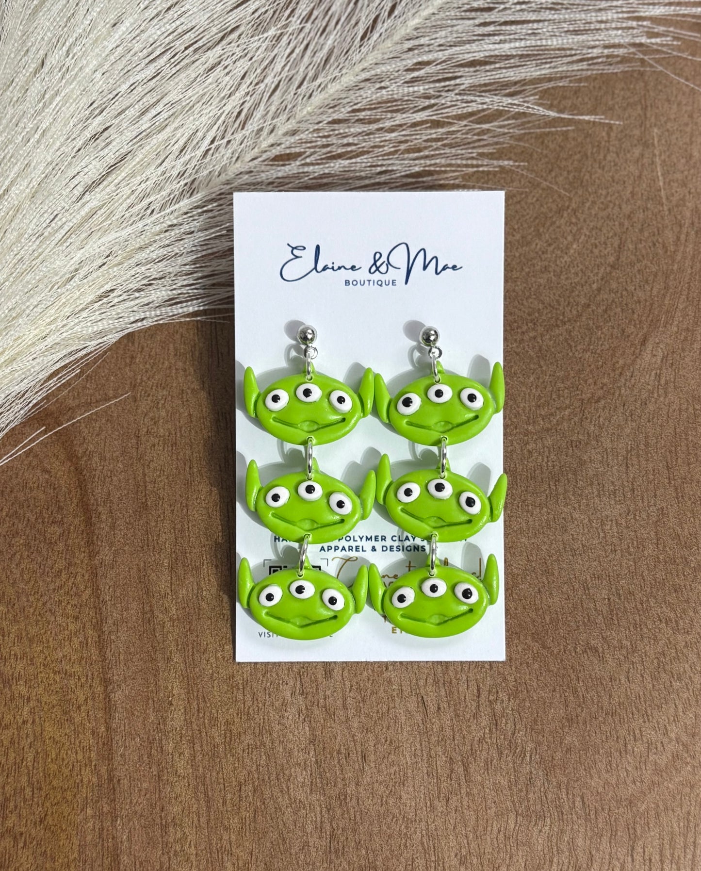 Little Green Men Dangles