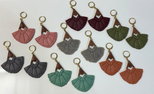 Wide Fan Macrame
