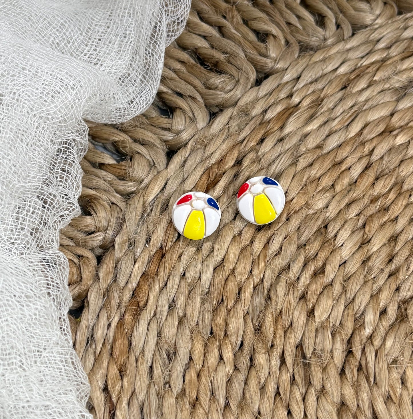 Beach Ball Studs