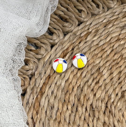 Beach Ball Studs