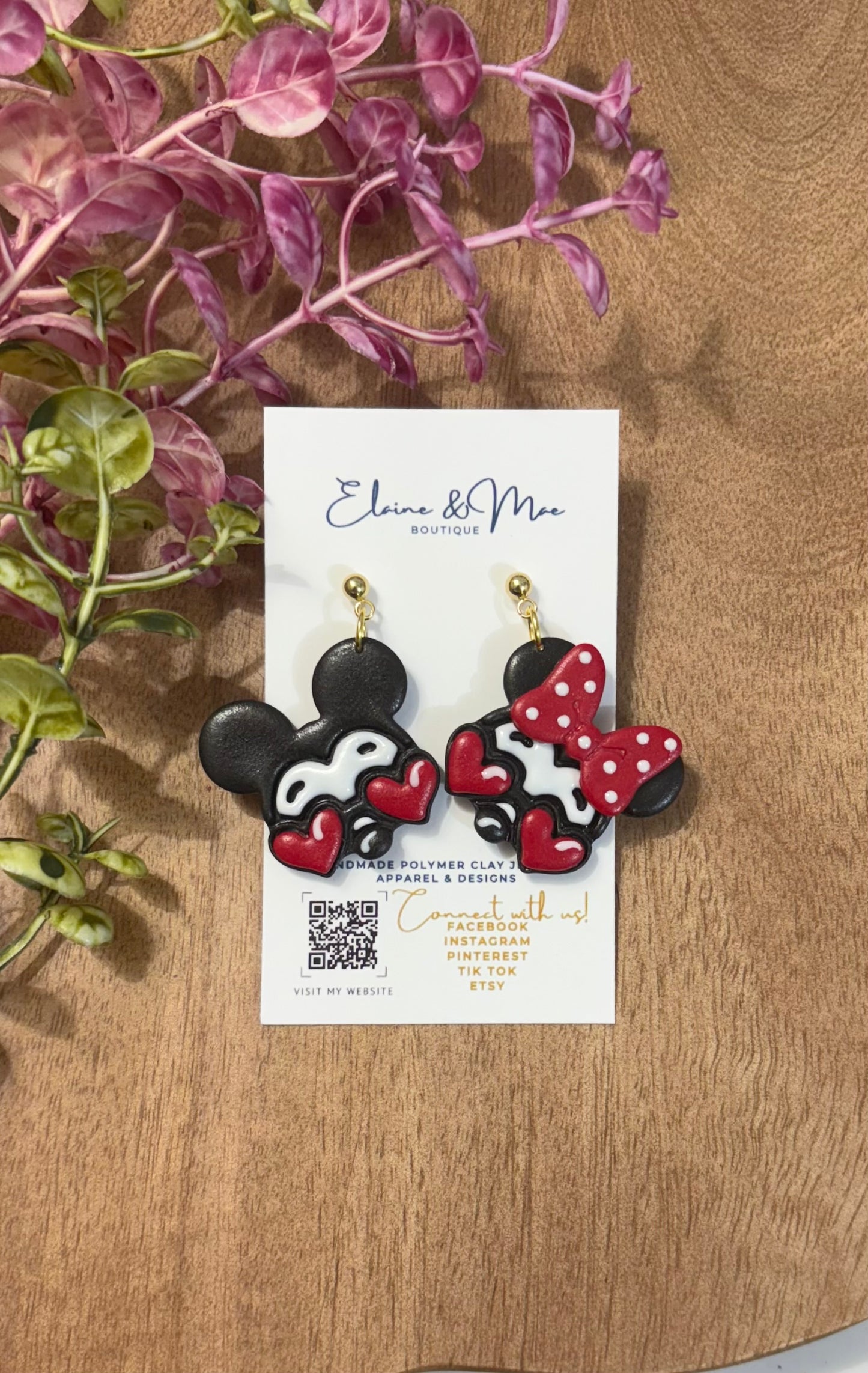 Love Struck Mouse Dangles