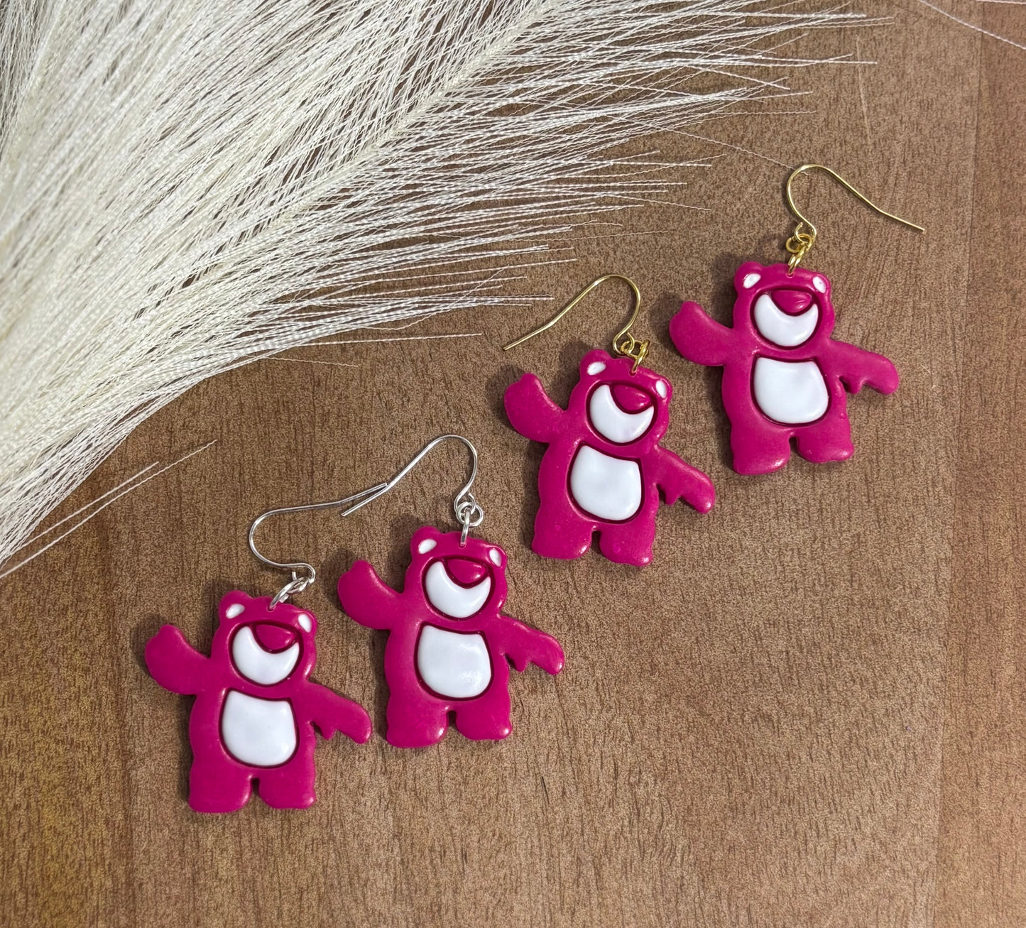 Toy Box Bear Silhouette Dangles