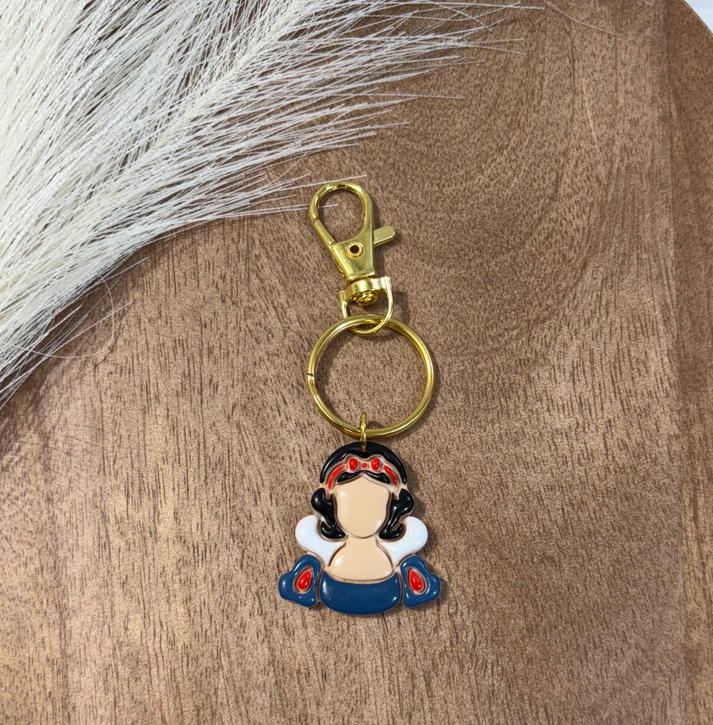 Crimson Apple Silhouette Bag Charm
