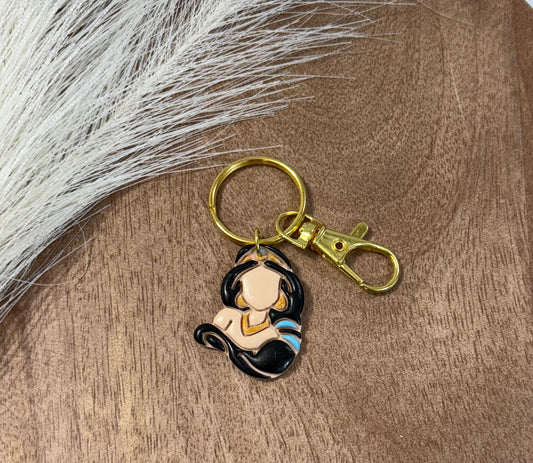 Tiger Lily Silhouette Bag Charm