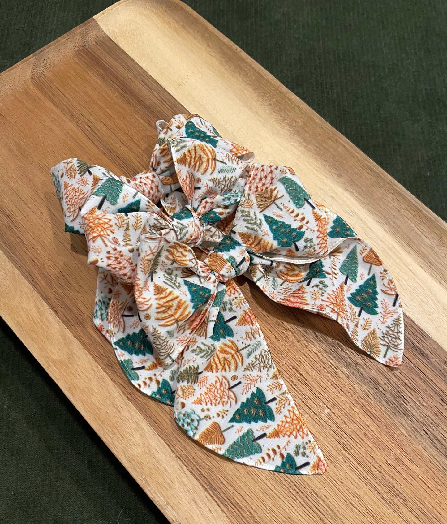 Pastel Trees Hair Bows