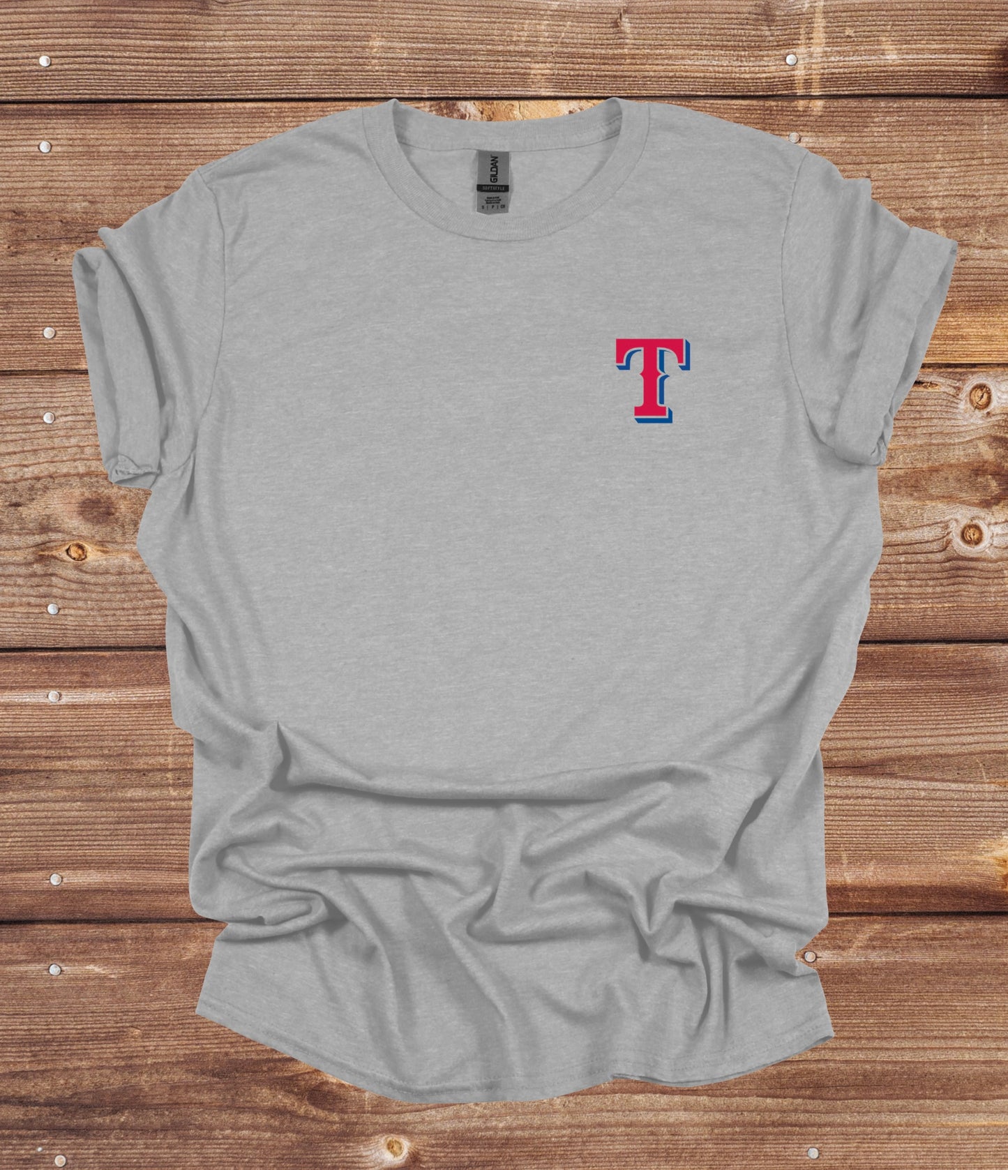 Baseball Tee: Rangers