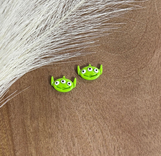 Little Green Men Studs