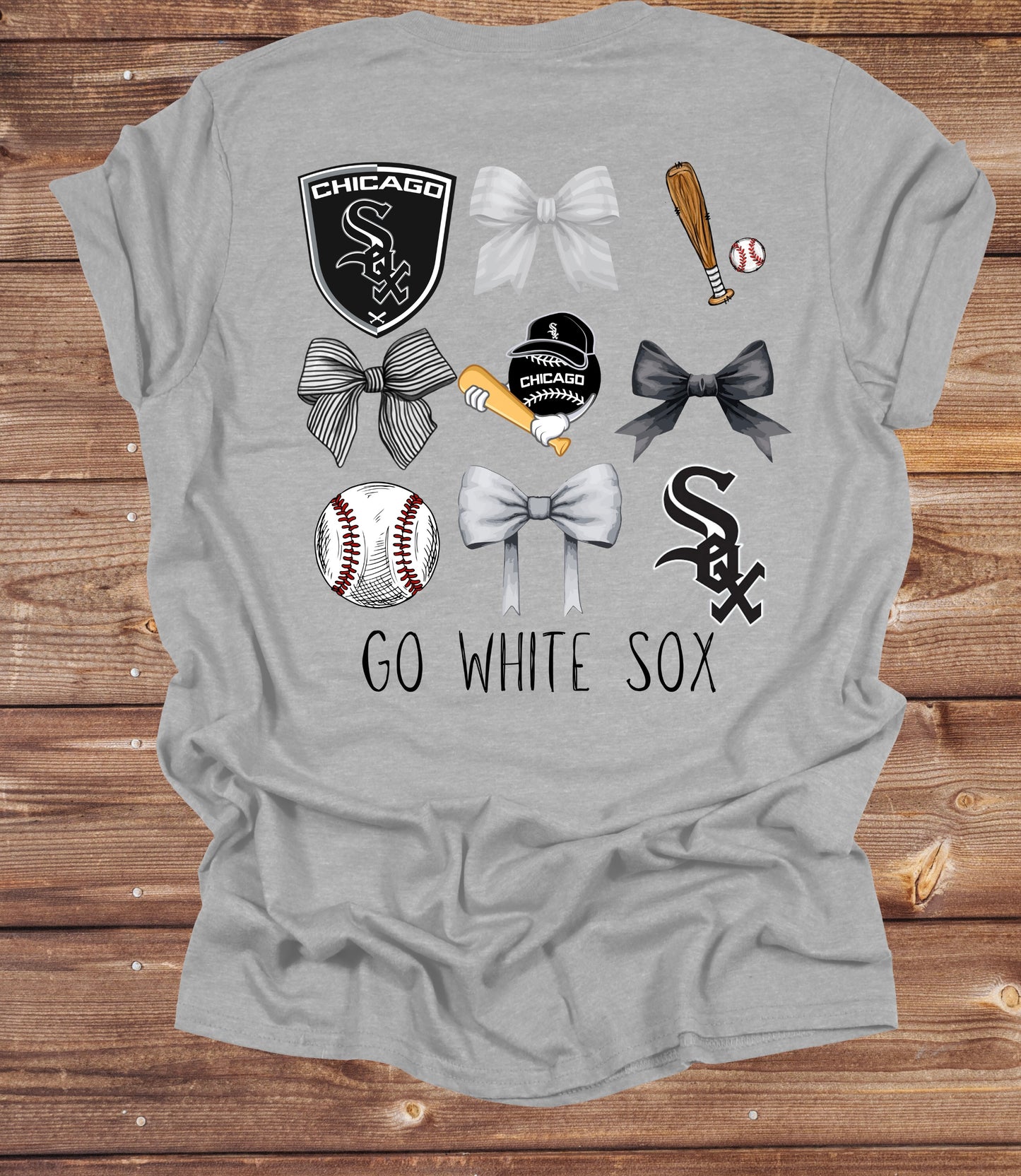 Baseball Tee: White Sox