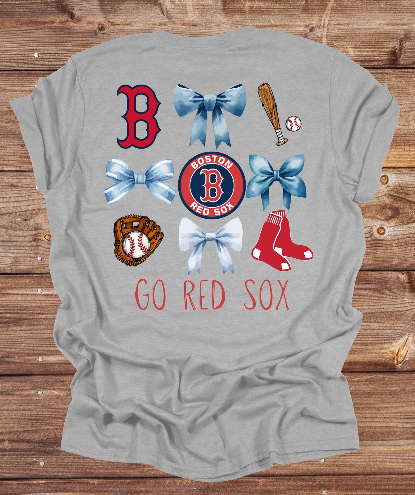 Baseball Tee: Red Sox