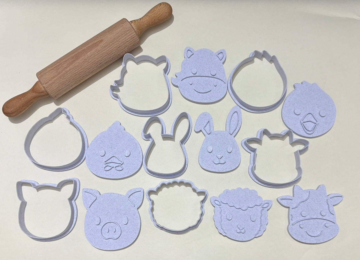 Farm Animal Play-doh Cutters