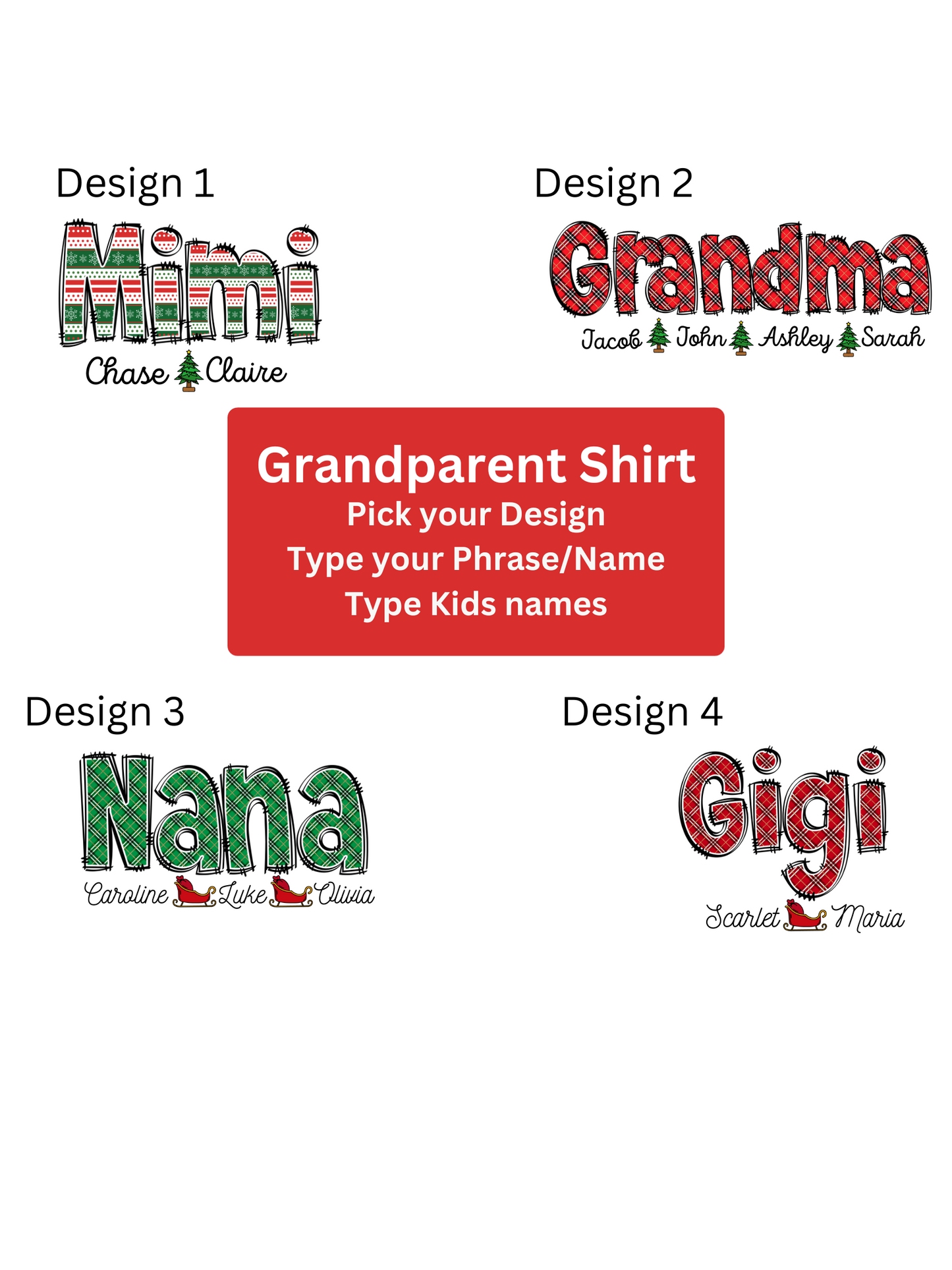 Personalized Grandparent Shirt
