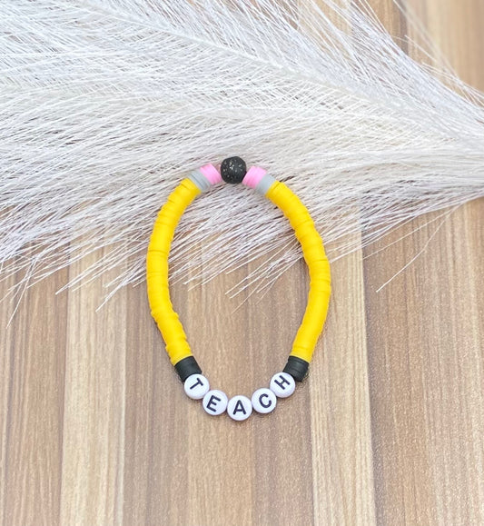 Pencil Themed Bracelets